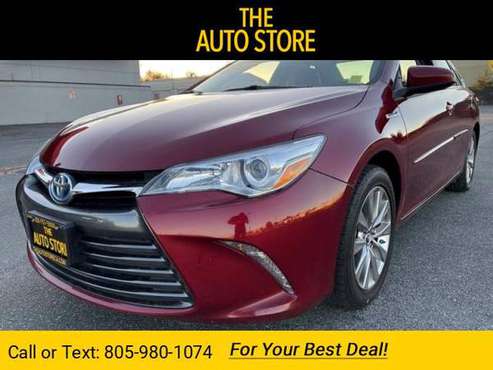 2015 Toyota Camry Hybrid LE RED - cars & trucks - by dealer -... for sale in Salinas, CA