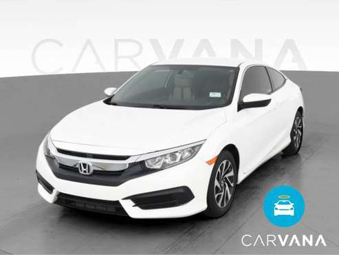 2018 Honda Civic LX Coupe 2D coupe White - FINANCE ONLINE - cars &... for sale in Greenville, NC