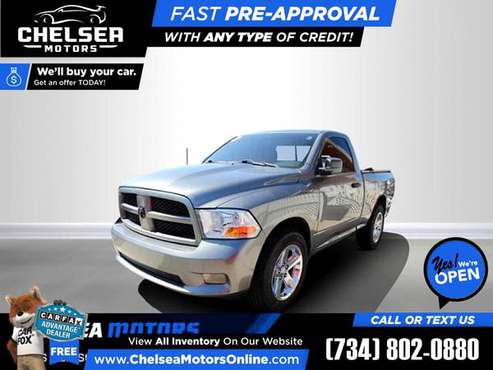 $185/mo - 2012 Ram 1500 ST Standard Cab - Easy Financing! - cars &... for sale in Chelsea, MI