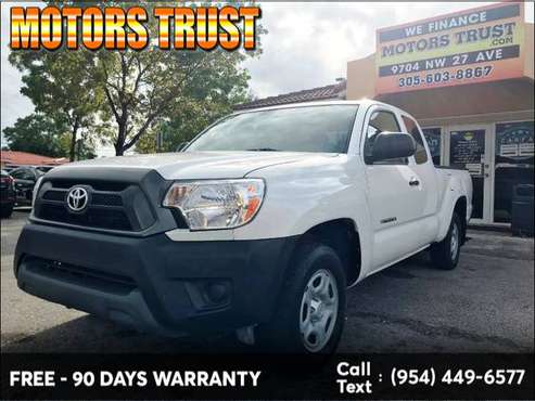 2014 Toyota Tacoma 2WD Access Cab I4 AT BAD CREDIT NO PROBLEM! for sale in Miami, FL