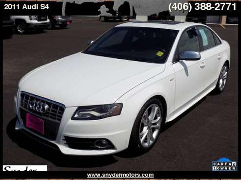 2011 Audi S4 Premium Plus 1 Owner AWD 3.0L Supercharged for sale in Belgrade, MT