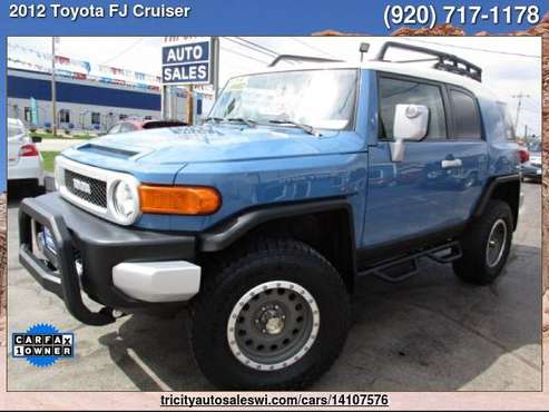 2012 TOYOTA FJ CRUISER BASE 4X4 4DR SUV 6M Family owned since 1971 for sale in MENASHA, WI
