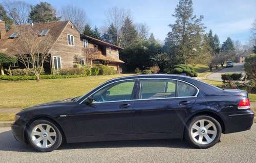 2007 bmw 750li 1 Owner Only 70k midnight blue like new every option! for sale in New Hyde Park, NY
