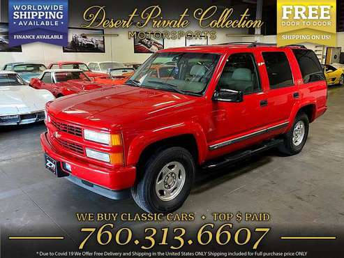 2000 Chevrolet Tahoe Z71 4x4 1 Owner SUV - cars & trucks - by dealer... for sale in Palm Desert , CA