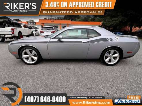 $304/mo - 2016 Dodge Challenger R/T Plus - 100 Approved! - cars &... for sale in Kissimmee, FL