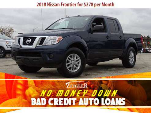 $278/mo 2018 Nissan Frontier Bad Credit & No Money Down OK - cars &... for sale in Park Ridge, IL
