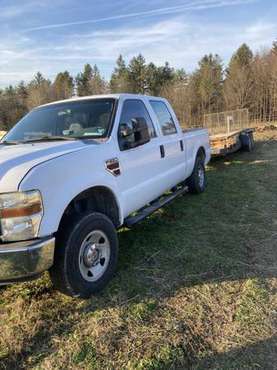 2008 F250 Diesel crew cab 4wd w plow for sale in Greene, NY