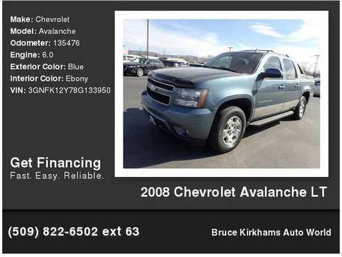 2008 Chevrolet Chevy Avalanche LT Buy Here Pay Here for sale in Yakima, WA
