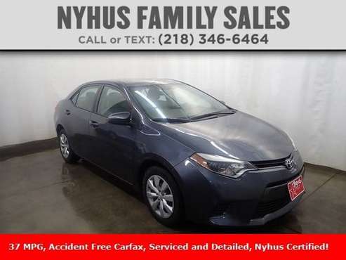 2016 Toyota Corolla S - cars & trucks - by dealer - vehicle... for sale in Perham, MN