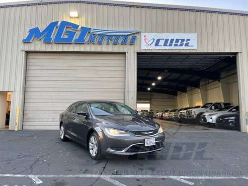 2015 Chrysler 200 Limited 4dr Sedan ALL CREDIT ACCEPTED!!! - cars &... for sale in Sacramento , CA