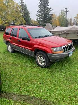 02' Jeep Grand Cherokee 4x4 - 157,000 miles for sale in Rainy River, MN
