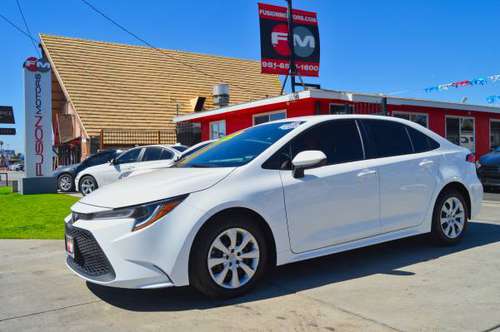 Almost New 2020 Toyota Corolla LE - cars & trucks - by dealer -... for sale in Moreno Valley, CA