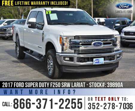 *** 2017 Ford Super Duty F250 SRW Lariat *** SYNC - Remote Start for sale in Alachua, FL
