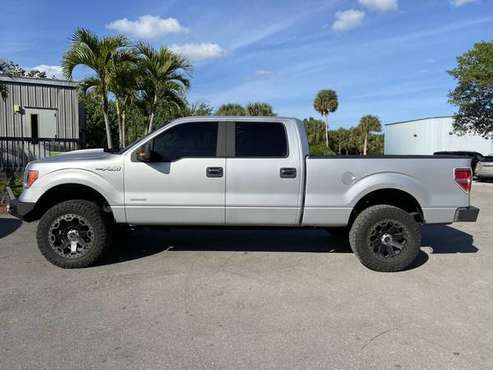2012 Ford F-150 4X4 Leather Tow Package LIFTED Bed Liner CLEAN TITLE for sale in Okeechobee, FL