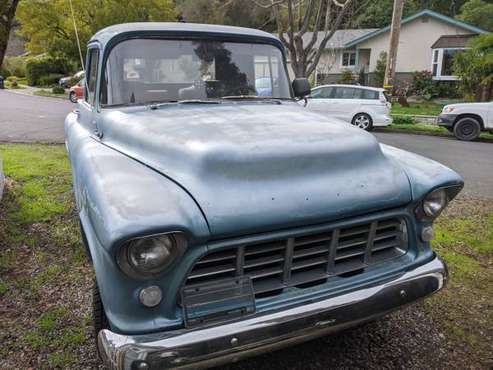 1955 CHEVROLET PICK UP TRUCK V8 4 SPD MANUAL - - by for sale in San Rafael, CA