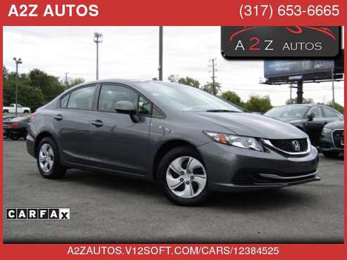 2013 Honda Civic LX Sedan 5-Speed AT for sale in Indianapolis, IN