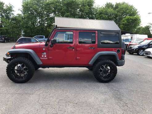 Jeep Wrangler Unlimited X 4x4 Lifted SUV Custom Wheels Used Jeeps V6 for sale in Knoxville, TN