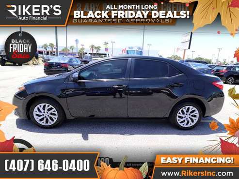 $126/mo - 2016 Toyota Corolla LE - 100 Approved! - cars & trucks -... for sale in Kissimmee, FL