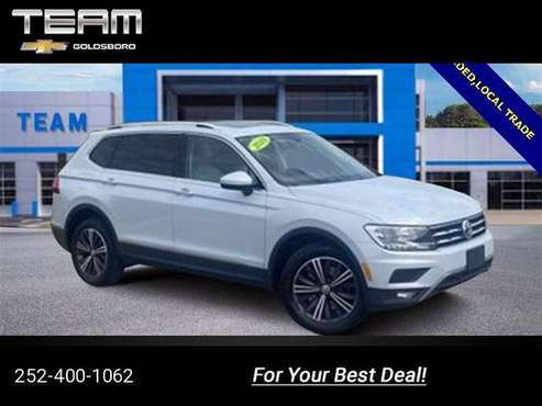 2018 VW Volkswagen Tiguan 2 0T SEL suv White - - by for sale in Goldsboro, NC