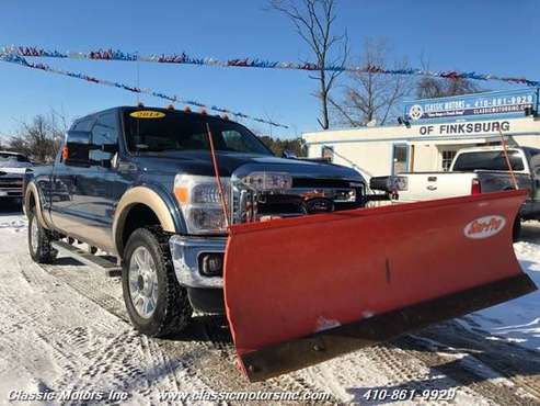 2014 Ford F-250 Crew Cab Lariat 4X4 SNOW PLOW 1-OWNER!!! SNOW PLO for sale in Westminster, District Of Columbia