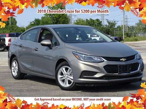 Get a 2018 Chevrolet Cruze for $200/mo BAD CREDIT NO PROBLEM - cars... for sale in Chicago, IL