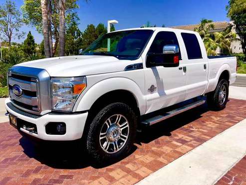 2013 FORD F350 DIESEL 6.7 LARIAT PLATINUM EDITION 4X4 TOP OF THE LINE for sale in San Diego, CA