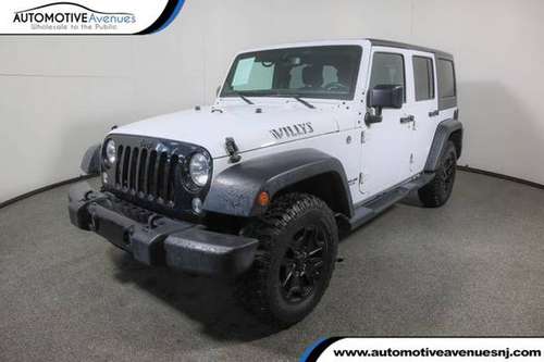 2016 Jeep Wrangler Unlimited, Bright White Clearcoat - cars & trucks... for sale in Wall, NJ