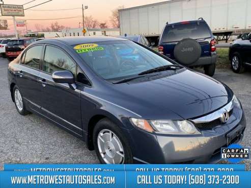 2009 Honda Civic Hybrid 4dr Sedan w/Leather - cars & trucks - by... for sale in Worcester, MA