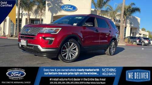 2018 Ford Explorer Platinum! 4WD! Gold Certified! 24k Miles! - cars for sale in Morgan Hill, CA
