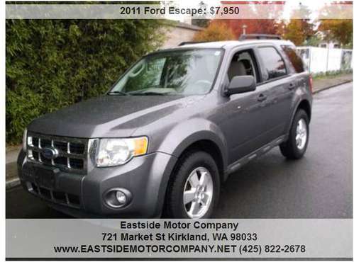 2011 Ford Escape XLT AWD - - by dealer - vehicle for sale in Kirkland, WA