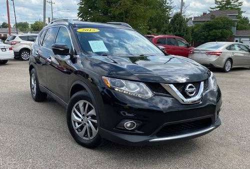 2015 Nissan Rogue SL-49k Miles-Roof-Leather-Navi-Like New-Warranty -... for sale in Lebanon, IN