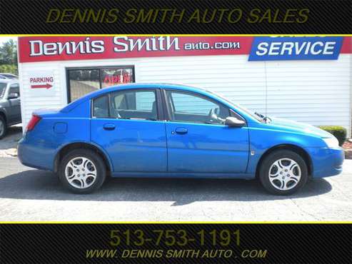 2004 SATURN ION 2, 4-CYL, 5-SPD, GAS SAVER,124K MILES, NICE RUNNING & for sale in AMELIA, OH