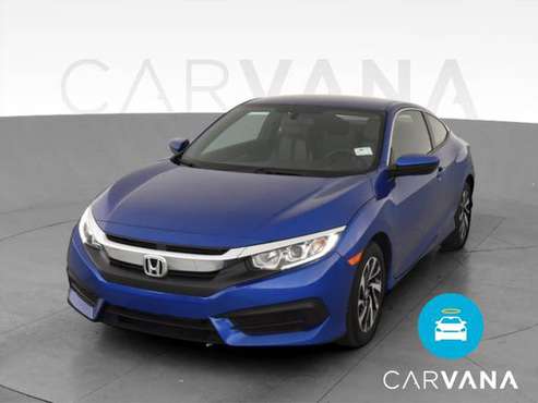 2018 Honda Civic LX Coupe 2D coupe Blue - FINANCE ONLINE - cars &... for sale in Visalia, CA