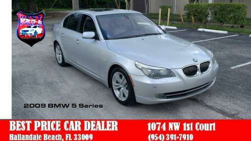 2009 BMW 528i 5 SERIES***SALE***BAD CREDIT APPROVED + LOW PAYMENTS !!! for sale in HALLANDALE BEACH, FL