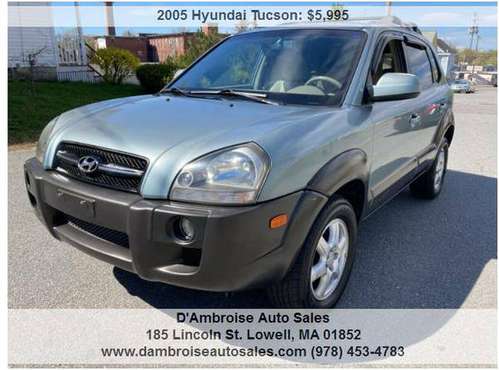 2005 Hyundai Tucson GLS 4dr 4WD SUV 1 OWNER 90 DAY WARRANTY! for sale in Lowell, MA