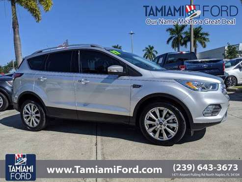 2017 Ford Escape Ingot Silver Metallic Priced to SELL!!! - cars &... for sale in Naples, FL