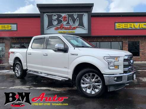 2017 Ford F-150 Crew Cab Lariat 4WD - Low miles - Loaded! - cars & for sale in Oak Forest, IL