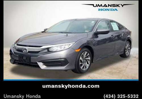 2016 Honda Civic EX *Black Friday Sale Starts Early! Call RAVEN... for sale in Charlottesville, VA