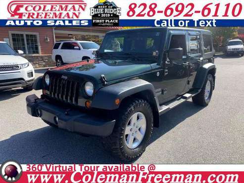 2011 Jeep Wrangler Unlimited 4WD 4dr Sport - cars & trucks - by... for sale in Hendersonville, NC