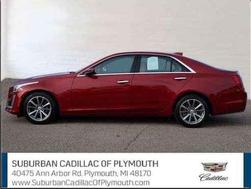 2018 Cadillac CTS sedan 2.0L Turbo Luxury - Cadillac Red - cars &... for sale in Plymouth, MI