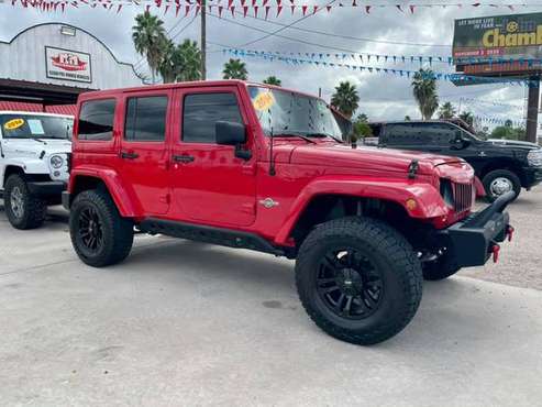 2014 JEEP WRANGLER UNLIMITED 4x4 OSCAR MIKE EDITION!! LOADED - cars... for sale in Brownsville, TX