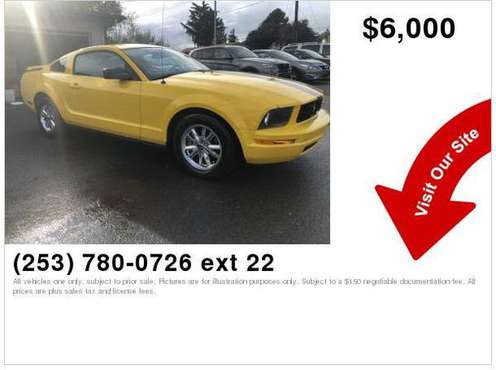 2005 Ford Mustang for sale in Everett, WA