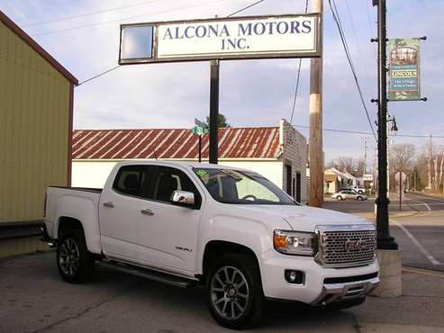 2017 GMC CANYON DENALI CREW CAB 4X4 LTHR - cars & trucks - by dealer... for sale in LINCOLN, MI