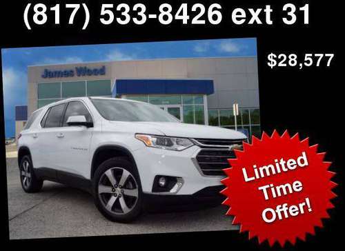 2018 Chevrolet Chevy Traverse LT Leather - cars & trucks - by dealer... for sale in Decatur, TX