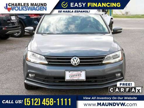 2017 Volkswagen Jetta 1.8T SEL FOR ONLY $350/mo! - cars & trucks -... for sale in Austin, TX