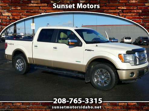 2012 Ford F-150 Lariat SuperCrew 5.5-ft. Bed 4WD - cars & trucks -... for sale in Coeur d'Alene, ID