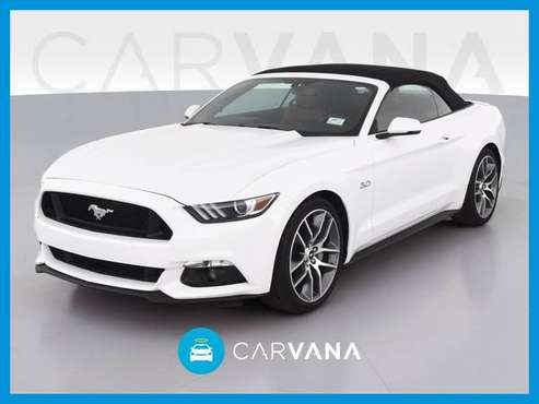 2015 Ford Mustang GT Premium Convertible 2D Convertible White for sale in San Marcos, TX