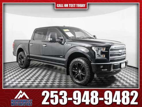 Lifted 2015 Ford F-150 Platinum 4x4 - - by dealer for sale in PUYALLUP, WA