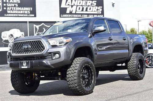 2018 TOYOTA TACOMA TRD OFF ROAD 4X4 LIFTED 25K LOCKER CRAWL DOUBLE C... for sale in Gresham, OR