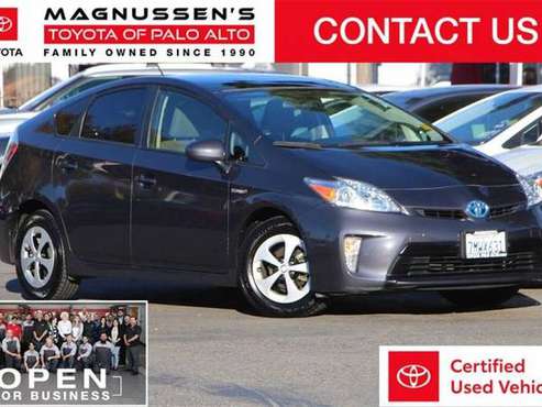 2015 Toyota Prius Three hatchback Gray - cars & trucks - by dealer -... for sale in Palo Alto, CA